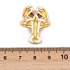 Brass Enamel Adjustable Cuff Rings RJEW-C145-02A-G-5