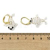 Weave Glass Seed Beads Dangle Leverback Earrings EJEW-MZ00730-5