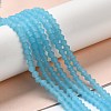 Imitation Jade Frosted Glass Bead Strands GLAA-F029-JM4mm-B03-4