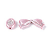 Pearlized Opaque Acrylic Beads OACR-T029-04C-2