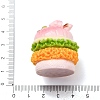 Opaque Resin Imitation Food Cabochons RESI-K029-06B-3