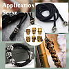 30Pcs 6 Styles Tibetan Style Alloy European Beads MPDL-PH0001-18AG-5