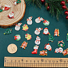 Gorgecraft 60Pcs 12 Styles Christmas Theme Resin Cabochons Sets CRES-GF0001-05-3