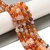 Natural Agate(Dyed & Heated) Beads Strands G-H066-B01-01-2