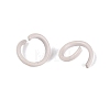 Spray Painted Iron Open Jump Rings IFIN-T017-04C-19-2