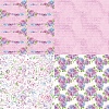 Flower Theme Scrapbook Paper SCRA-PW0010-16-2