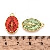 Brass Enamel Pendants KK-S345-179-4