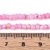 Natural Freshwater Shell Dyed Beads Strands SHEL-T020-29B-07-4