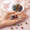 Mega Pet 60Pcs 15 Colors Polymer Clay Rhinestone Beads RB-MP0001-01-4