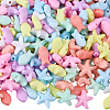 260Pcs 13 Colors Opaque Acrylic Beads MACR-SP0002-28-7