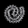Transparent Glass Beads Strands GLAA-Q116-01A-B01-2