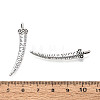 Tibetan Style Alloy Pendants TIBEP-T054-12AS-3