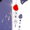 Natural Agate Slice Hanging Ornaments PW-WG1812D-06-1