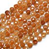 Natural Red Aventurine Beads Strands G-K389-B48-01-1