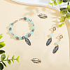 6Pcs Natural Paua Shell Pendants FIND-AR0002-18-5