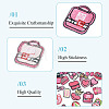 20Pcs Polyester Embroider Self-adhesion Thread Iron on/Sew On Patches PATC-TAC0004-09-5