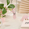 1Pc Natural Rose Quartz Faceted Pointed Bullet Shaped Perfume Bottle Pendant Necklaces NJEW-FH0001-38P-05-5