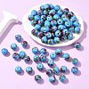 Printed Handmade Porcelain Beads PORC-R134-01-5