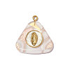 304 Stainless Steel Resin Pendants OY013-39G-1