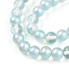 Baking Paint Transparent Glass Beads X1-DGLA-N011-8mm-05-3