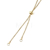 Adjustable 304 Stainless Steel Ball Chains Slider Necklaces Making AJEW-JB01661-01-2