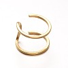 Simple 304 Stainless Steel Wide Band Hollow Cuff Rings RJEW-F046-18-17mm-2
