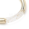 UV Plating Acrylic Beads Stretch Bracelets for Women BJEW-JB12950-4