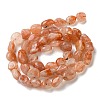 Natural Sunstone Beads Strands G-L608-A04-02-3