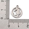 Non-Tarnish 201 Stainless Steel Charms STAS-U016-06P-02-3