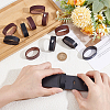 4Bags 2 Colors Cowhide Belt Loop Keepers FIND-PH0061-98A-3