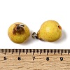 Fruit Theme Resin Pendants RESI-D018-01P-03-3