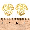 Hollow Brass Bead Caps KK-G502-10G-2