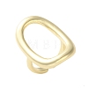 Brass Open Cuff Rings RJEW-Q778-19G-4