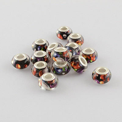 Large Hole Resin European Beads OPDL-R114-17B-1