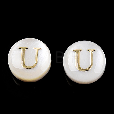 Natural Freshwater Shell Beads SHEL-N036-01U-1