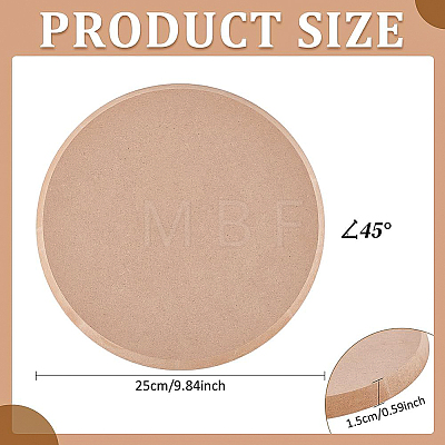 Round Pottery Tools Ceramic Plate Forming Mold DIY-WH0056-07C-1