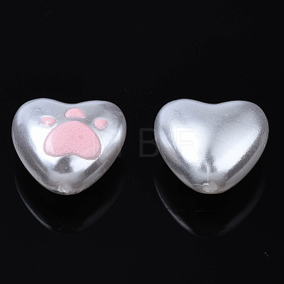 3D Printed ABS Plastic Imitation Pearl Beads KY-S163-439-1
