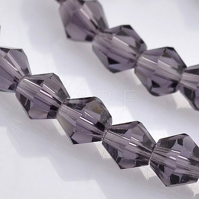 Faceted Bicone Glass Beads Strands EGLA-P017-4mm-03-1