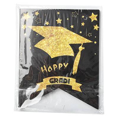 Congrats Grad Paper Hanging Banner TH-FZCC84D-01B-04-1