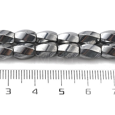 Electroplated Synthetic Magnetic Hematite Beads Strands G-P545-G01-02G-1