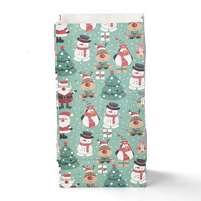 Christmas Theme Rectangle Paper Bags CARB-G006-01G-1