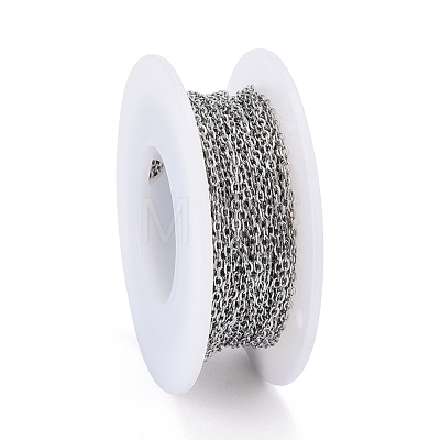 Tarnish Resistant 304 Stainless Steel Cable Chains CHS-F011-13A-P-1