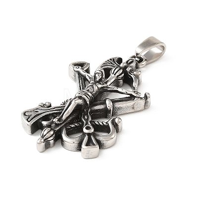 Easter 304 Stainless Steel Pendants STAS-F363-02B-AS-1