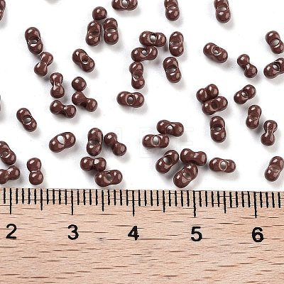 Baking Paint Glass Seed Beads SEED-A033-05F-1