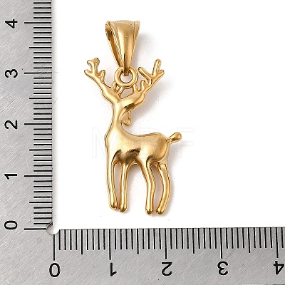 Animal Theme 304 Stainless Steel Pendants STAS-B167-27F-G-1