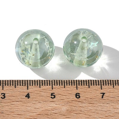 Luminous Transparent Resin Beads RESI-F073-03C-1