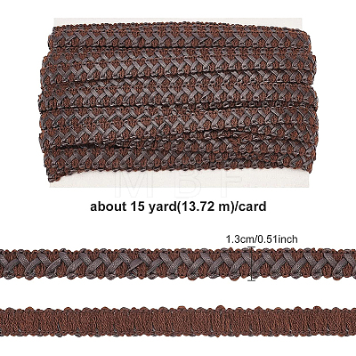 Imitation Leather Braided Lace Ribbon WL-WH0003-02-1