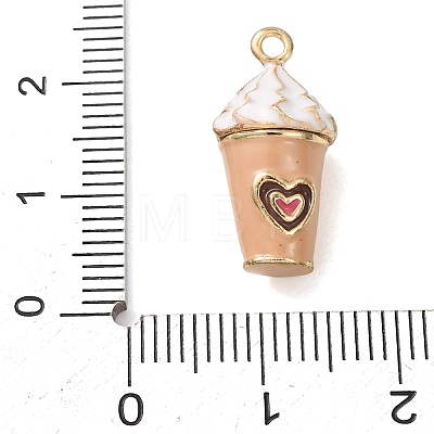 Brass Enamel Pendants KK-CBA8989-01F-1