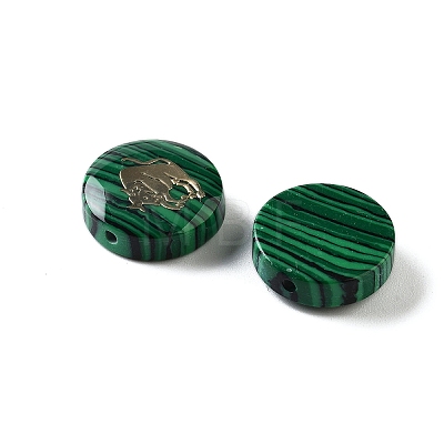 Synthetic Malachite Beads G-F775-D04-1