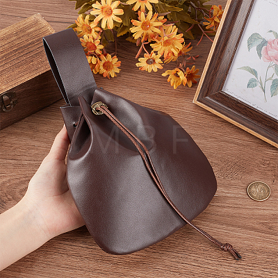 1Pc Imitation Leather Wishing Bottle Cover AJEW-CL0003-53B-1